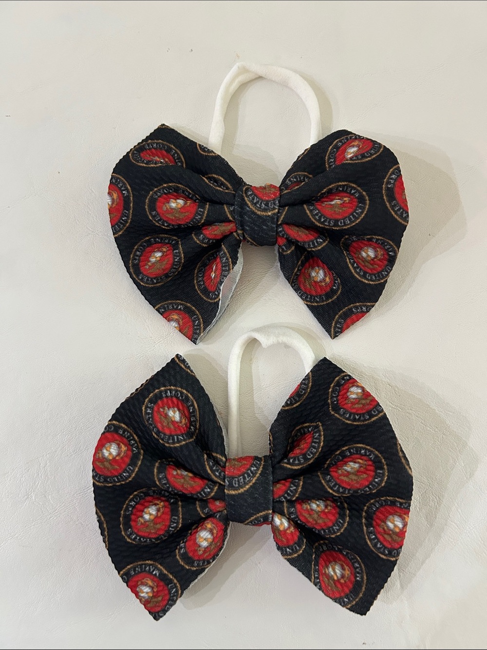 US Marine Corps Headband Hair Bow